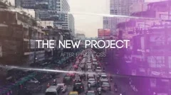 Modern Slideshow Movie Trailer and Titles Displays Photo Gallery Stock After Effects