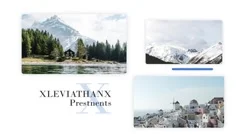Modern Slideshow Movie Trailer and Titles Displays Photo Gallery Stock After Effects