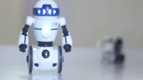 Modern small robot mip Stock Footage 81785673