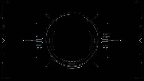 Modern Smart City Data Analytics Hub HUD Overlay with Interactive World Map Stock Footage 343737304