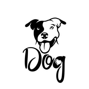 Modern smart dog logo. Vector illustration Stock Illustration