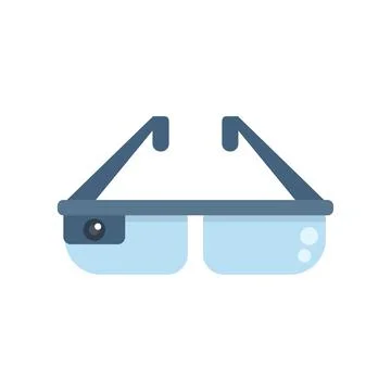 Modern smart glasses using augmented reality technology Stock Illustration