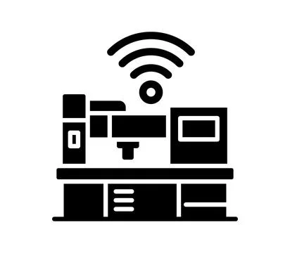 Modern Smart Kitchen Environment with Connected Appliances Illustration Stock Illustration