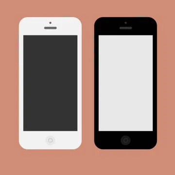 Modern smart phone Illustrazione stock