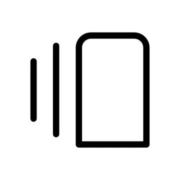 Modern smartphone and tablet cutout icons for app design Stock Illustration