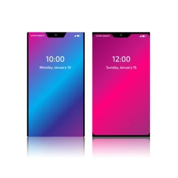 Modern Smartphone design Stock Illustration