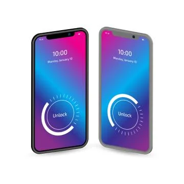 Modern Smartphone design Stock Illustration
