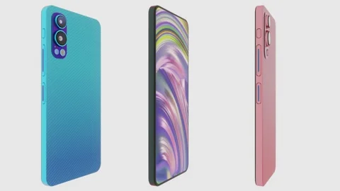 Modern Smartphone Designs, Stylish Camera Modules, Phone Cases and Screens Stock Footage 262959268