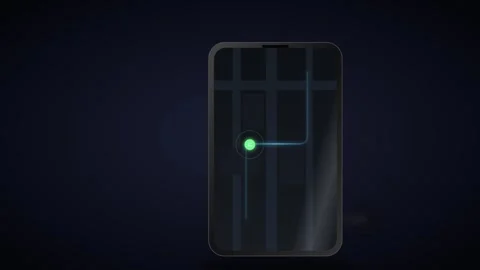 Modern smartphone displaying a micro-mobility electric scooter sharing appl.. Stock Footage 345775472