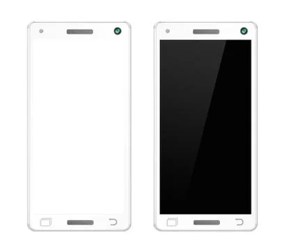 Modern smartphone Illustrazione stock