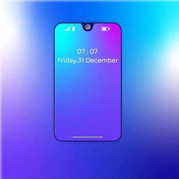 Modern smartphone image Stock Illustration