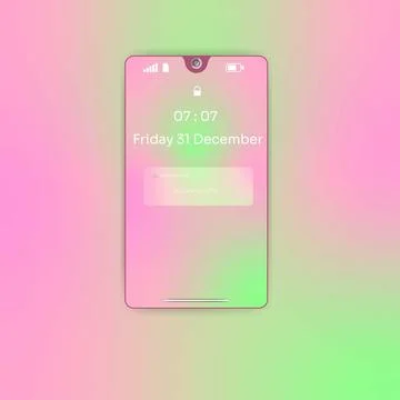 Modern smartphone image Stock Illustration