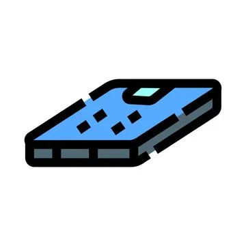 Modern smartphone mobile device technology communication icon Stock Illustration