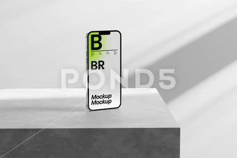 Modern Smartphone Mockup Scene PSD Template