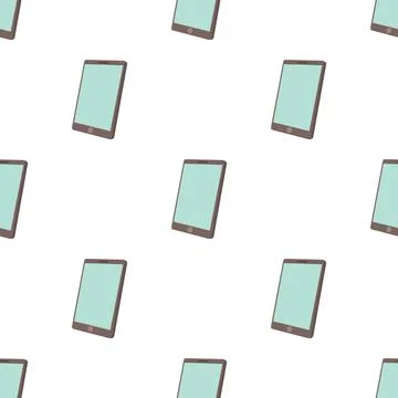 Modern smartphone pattern seamless vector Stock Illustration