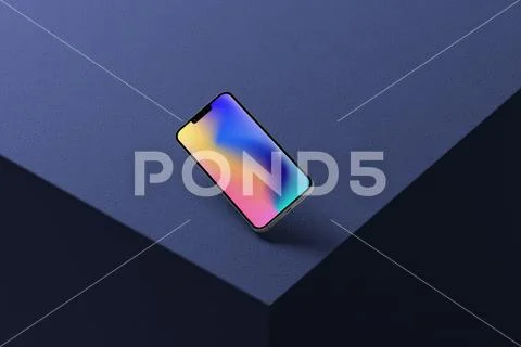 Modern Smartphone Screen Mockup PSD Template