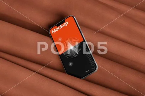 Modern Smartphone Screen Mockup Modello PSD