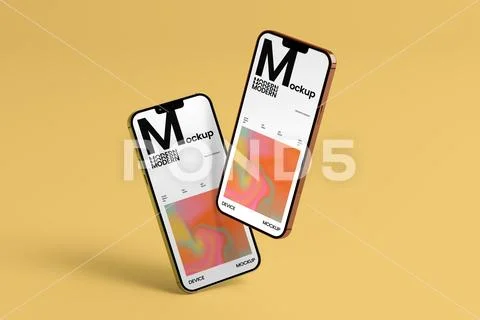 Modern Smartphone Screen Mockup Modello PSD