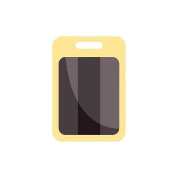 Modern smartphone showing vertical black lines on screen 스톡 일러스트