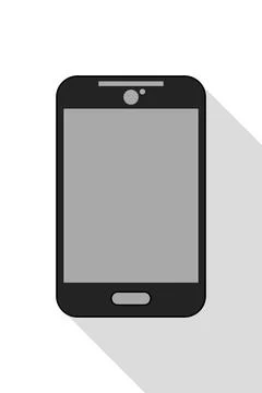 Modern smartphone on white background Stock Illustration