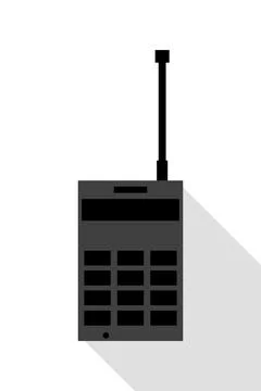 Modern smartphone on white background Stock Illustration