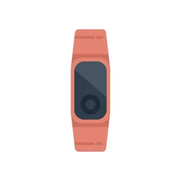 Modern smartwatch presenting empty display screen presenting latest mobile app Stockillustratie