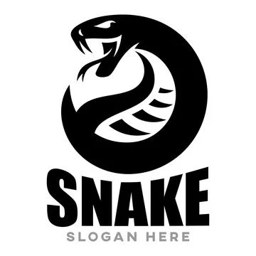 Modern snake logo. Vector illustration イラスト素材