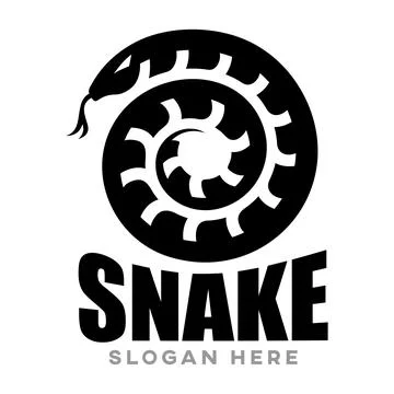 Modern snake logo. Vector illustration 스톡 일러스트