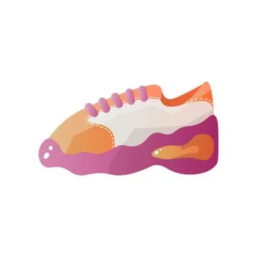Modern sneaker for everyday wear. Vector illustration. Stock Illustration