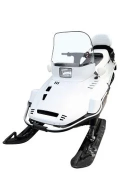Modern snowmobile Stock Photos