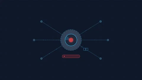 Modern Soc Security Telemetry and Soar Automated Incident Triage Schematic .. Video stock 347627284