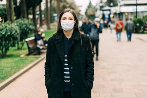 Modern social problems, the rapid spread of the epidemic around the world. Stock Photos