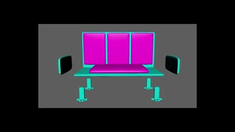 Modern Sofa Animation Video stock 346762224