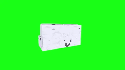 Modern sofa on green backdrop for design purposes 스톡 동영상 296015765