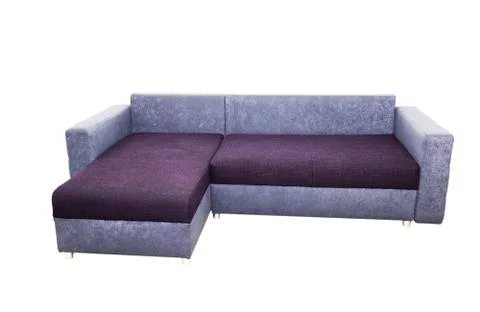 Modern sofa isolated on white background. Foto stock