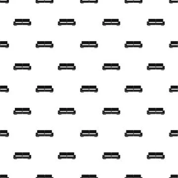 Modern sofa pattern seamless イラスト素材
