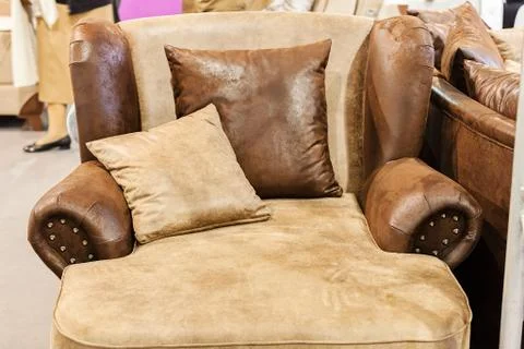 Modern sofa Stock Photos