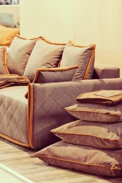 Modern sofa Stock Photos