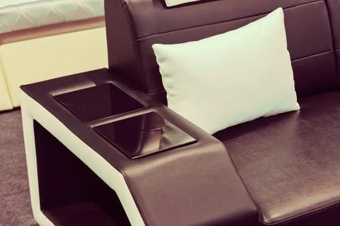 Modern sofa Stock Photos