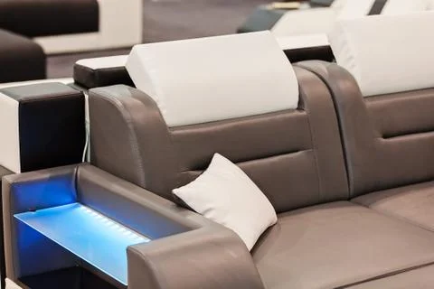 Modern sofa Stock Photos