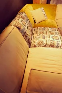 Modern sofa Stock Photos