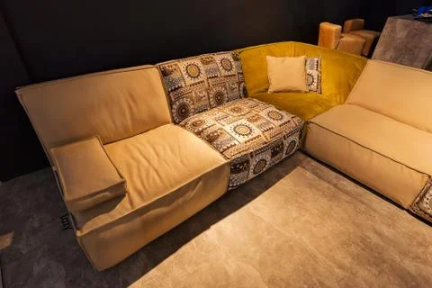 Modern sofa Stock Photos