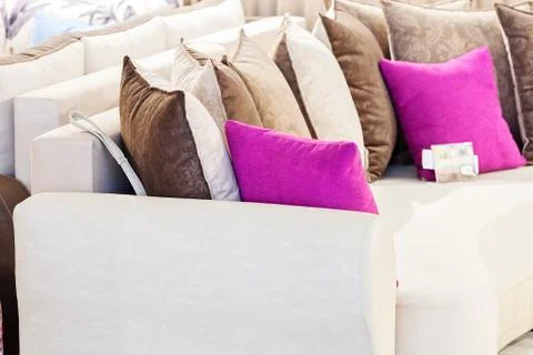 Modern sofa Stock Photos