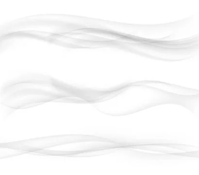 Modern Soft Smoke Gradient Waves Collection. Vector Illustration Illustrazione stock