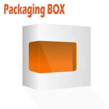 Modern Software Product Package Box Illustrazione stock