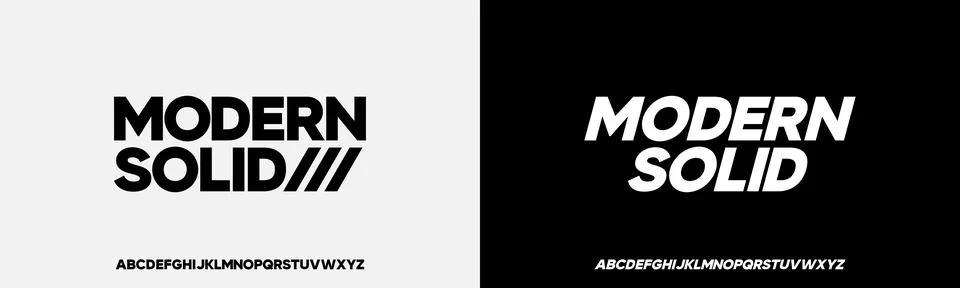 MODERN SOLID Stock Illustration