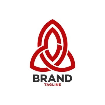 Modern solid line rocket logo Stock Illustration