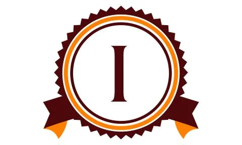 Modern Solution Letter I Stock-Illustration