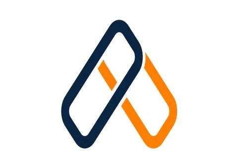 Modern Solution Letter A Stock-Illustration