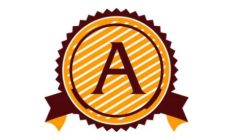 Modern Solution Letter A Stock-Illustration